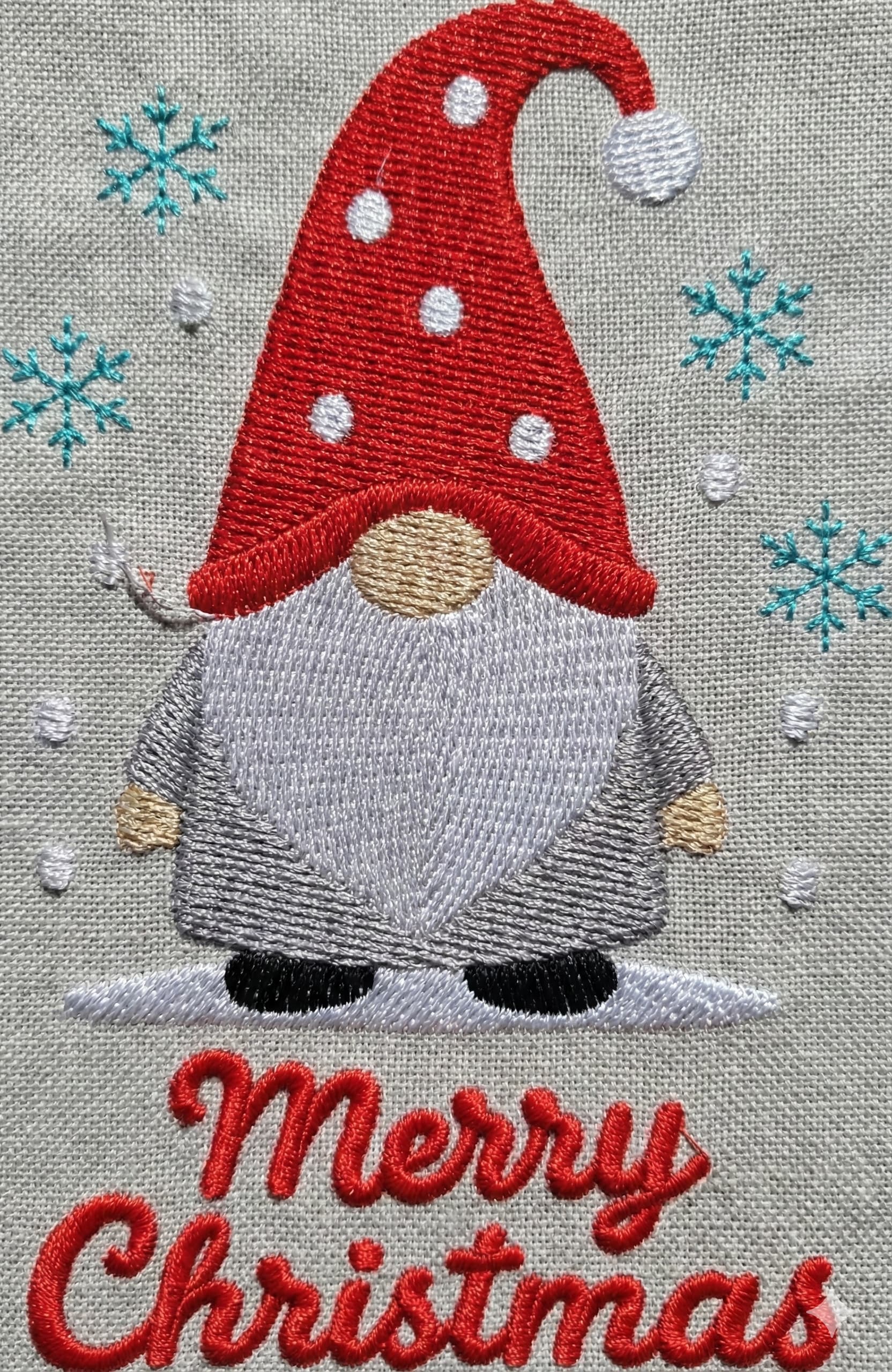 Christmas Winter Gnome embroidery design - Image 3