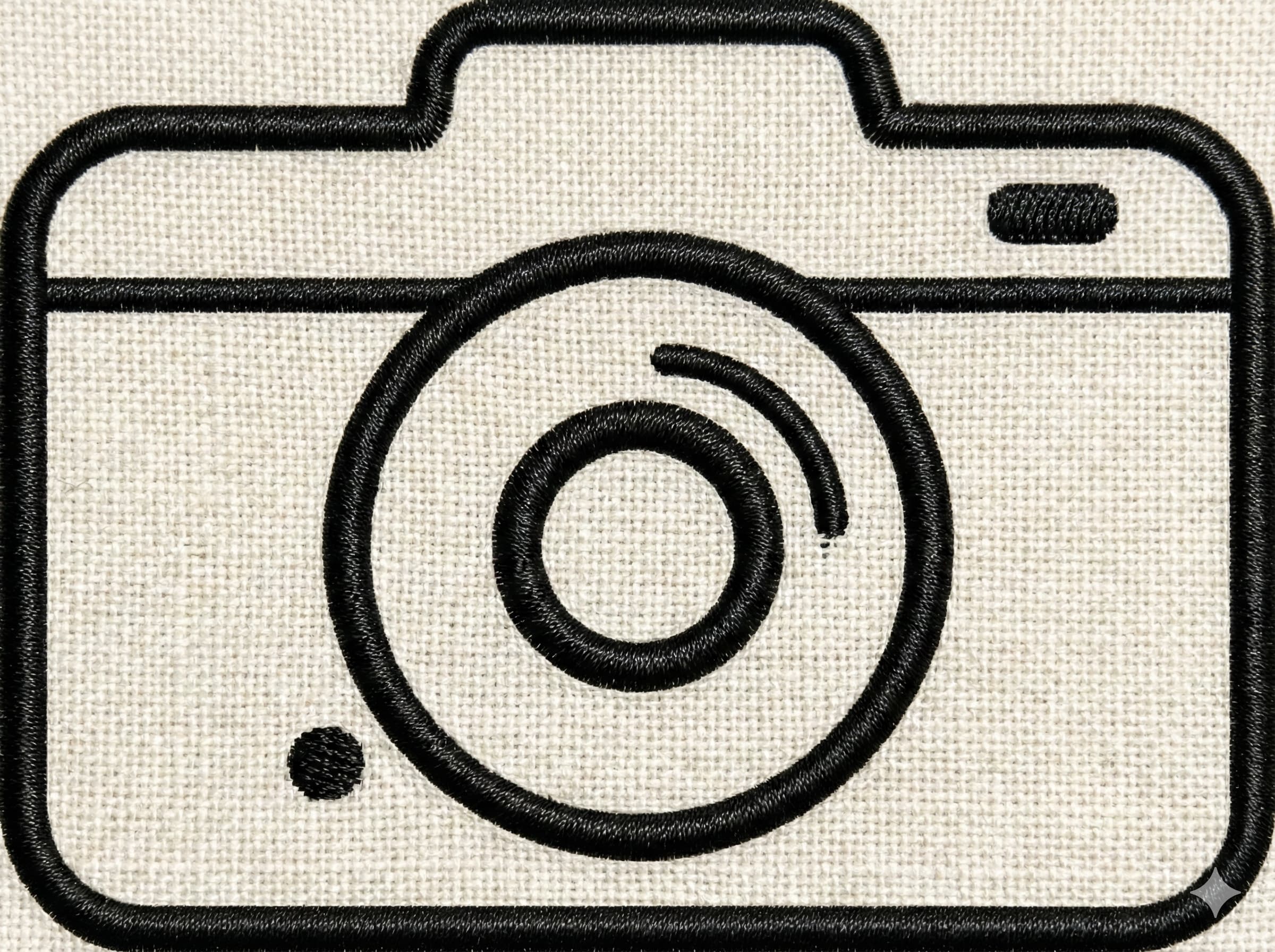 Camera Embroidery Design - Image 3