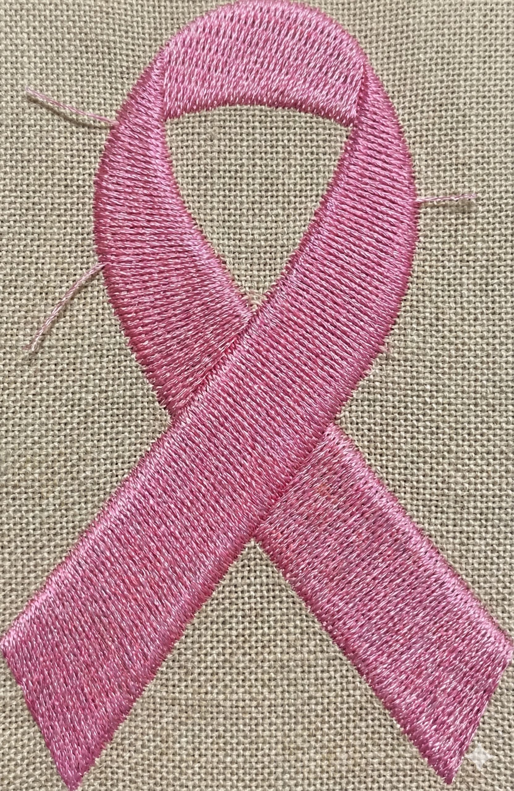 Cancer Ribbon Embroidery Design - Image 3