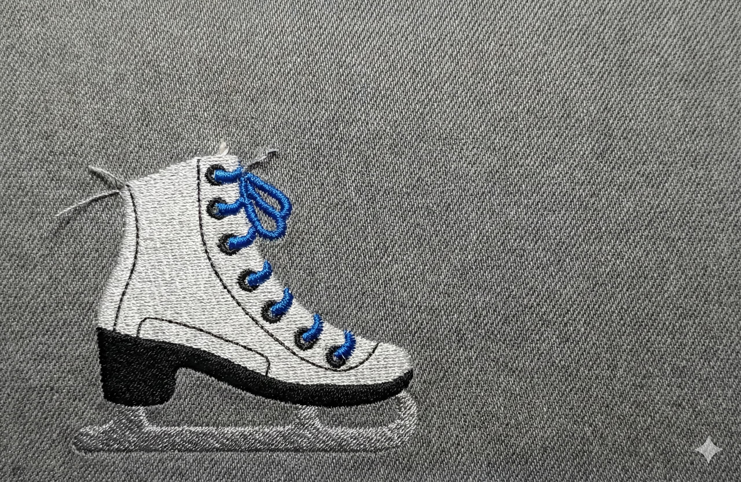 Ice Skate Embroidery design - Image 3