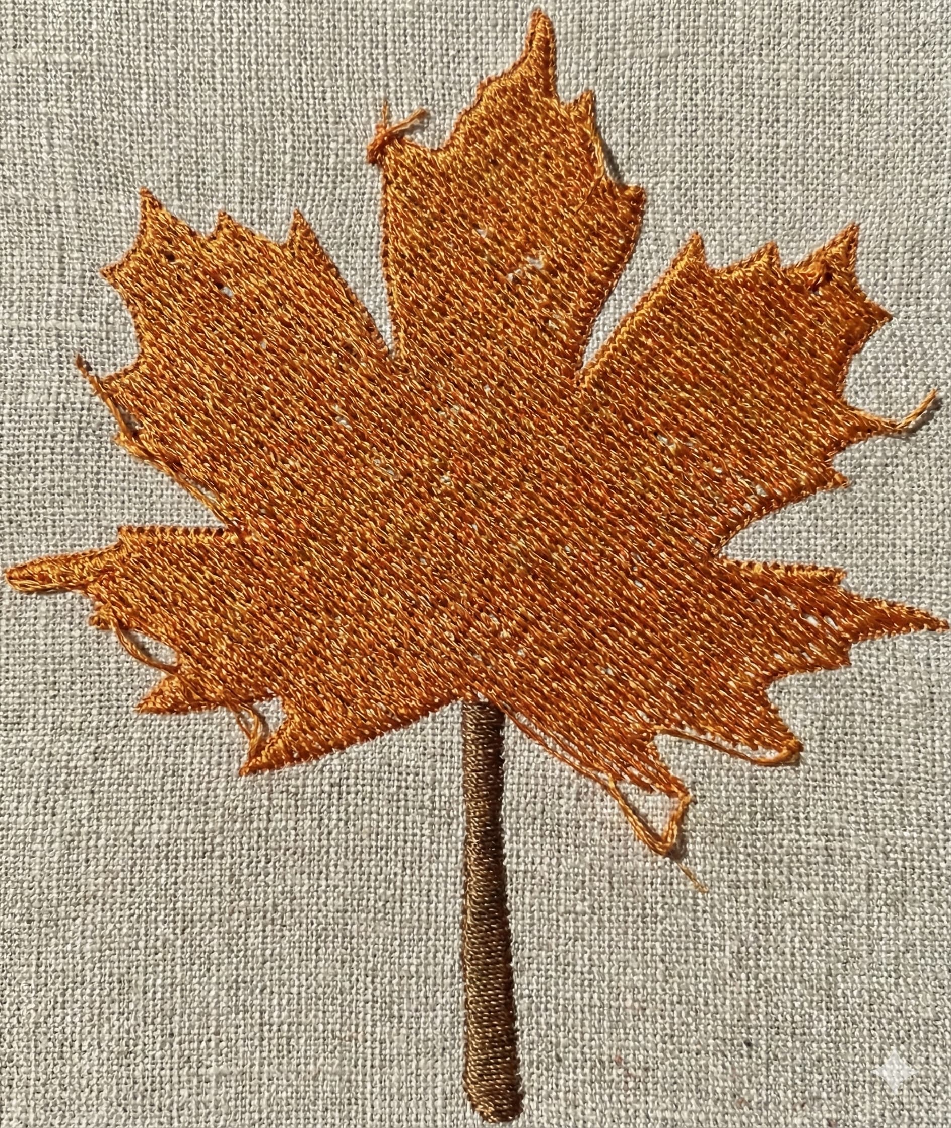 Maple Leaf Embroidery Design - Image 3