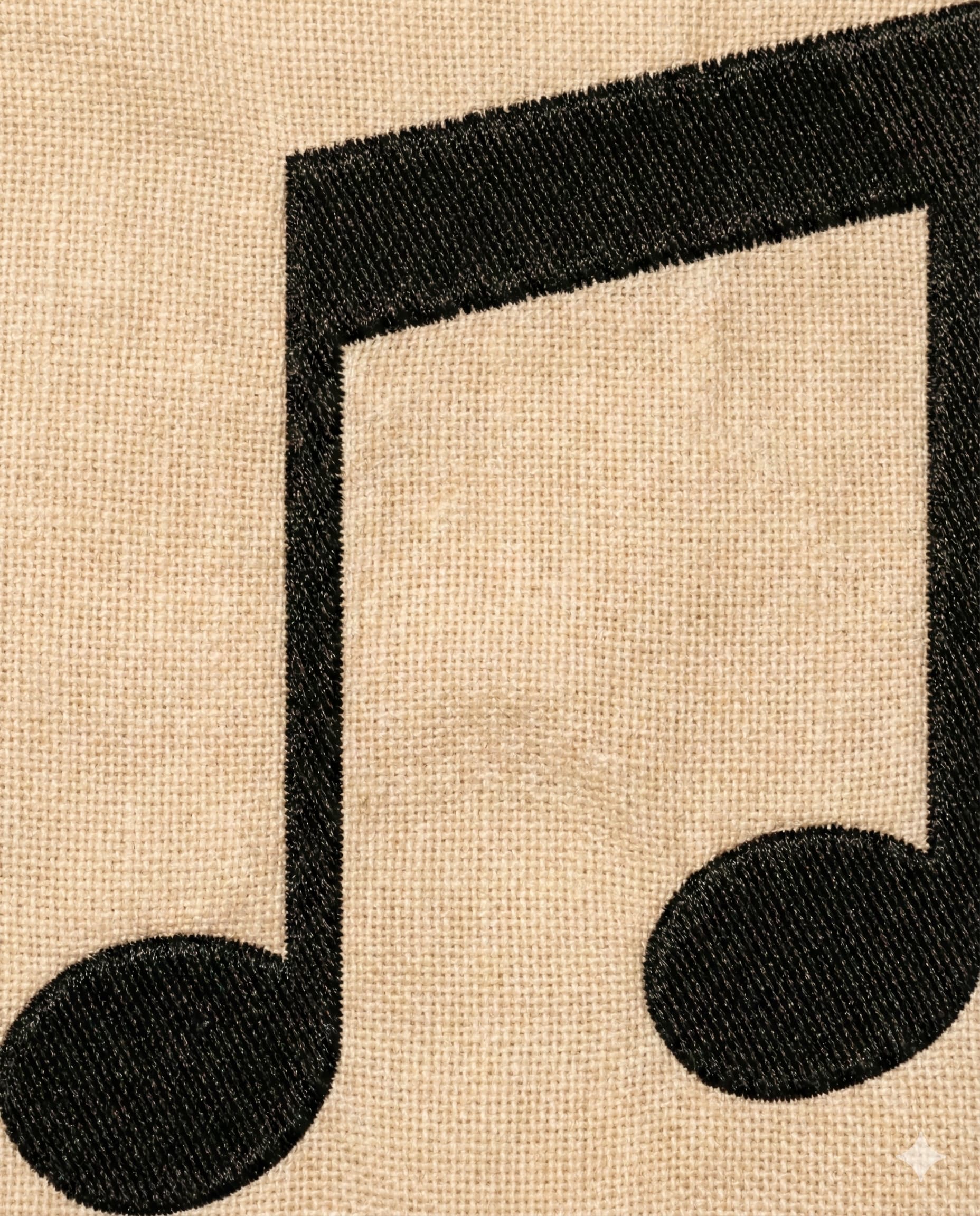 Music note Embroidery Design - Image 3