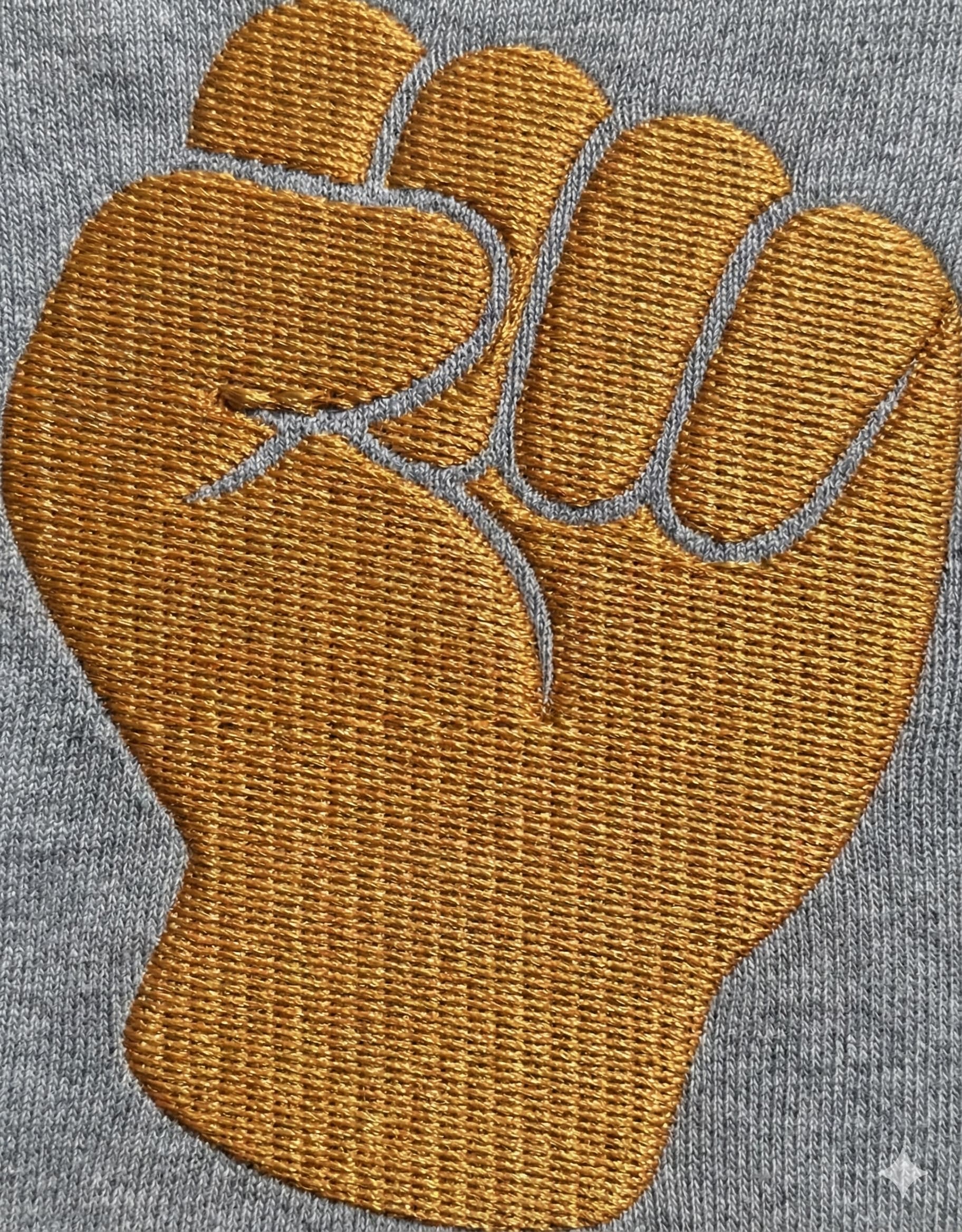 Power Hand Symbol Embroidery Design - Image 3