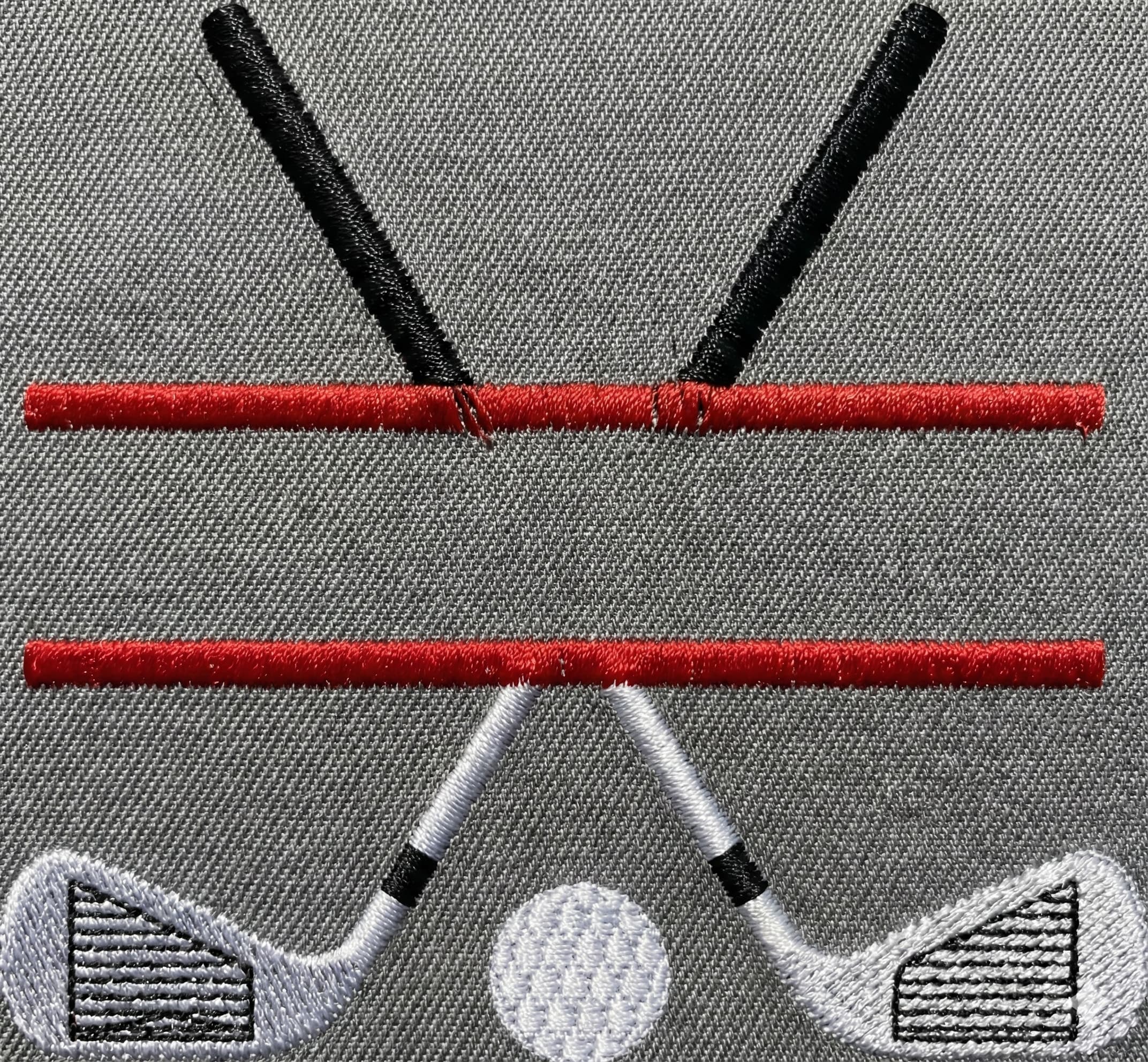 Split Golf club embroidery design - Image 3