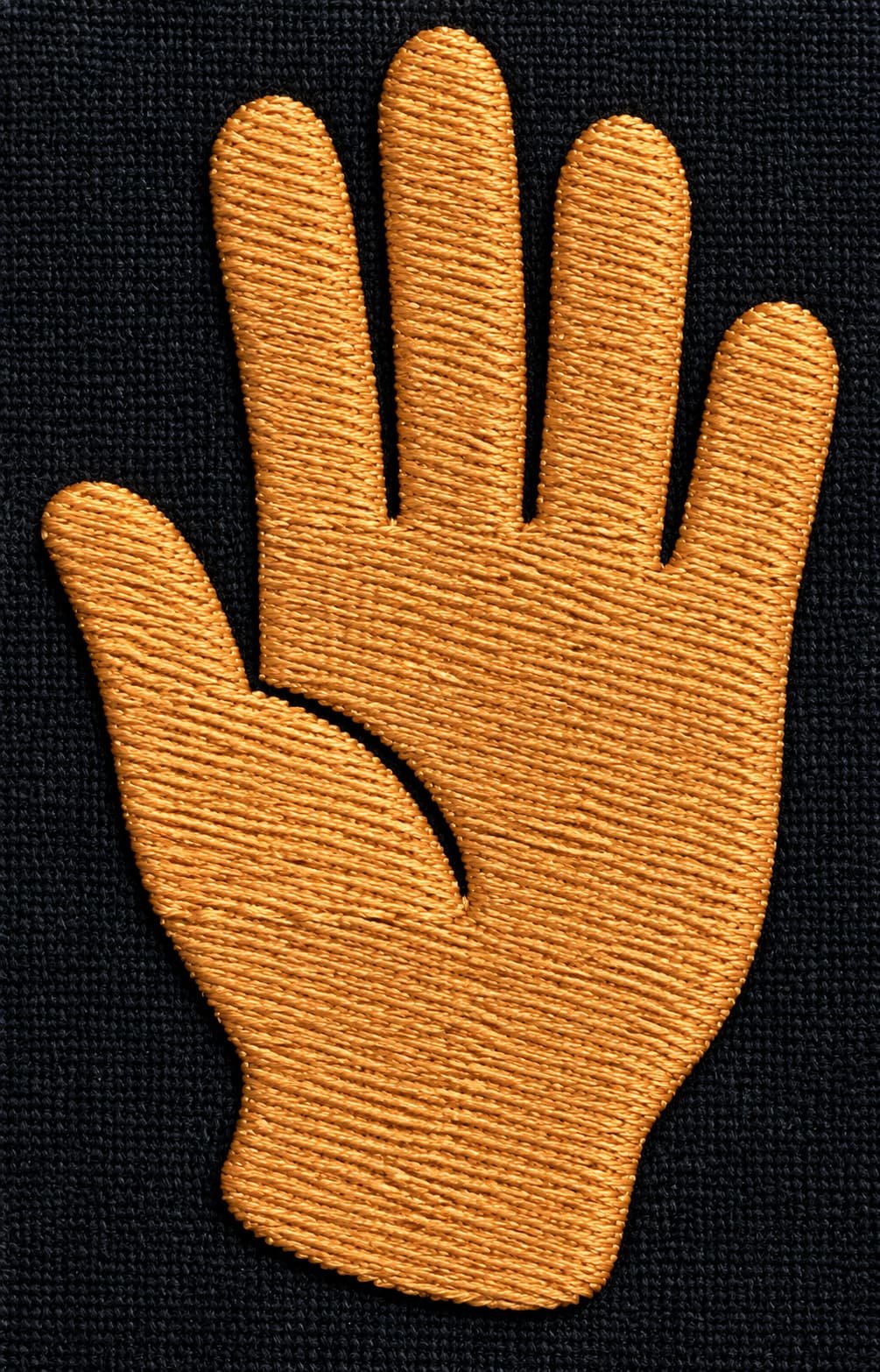 stop hand symbol embroidery design - Image 3