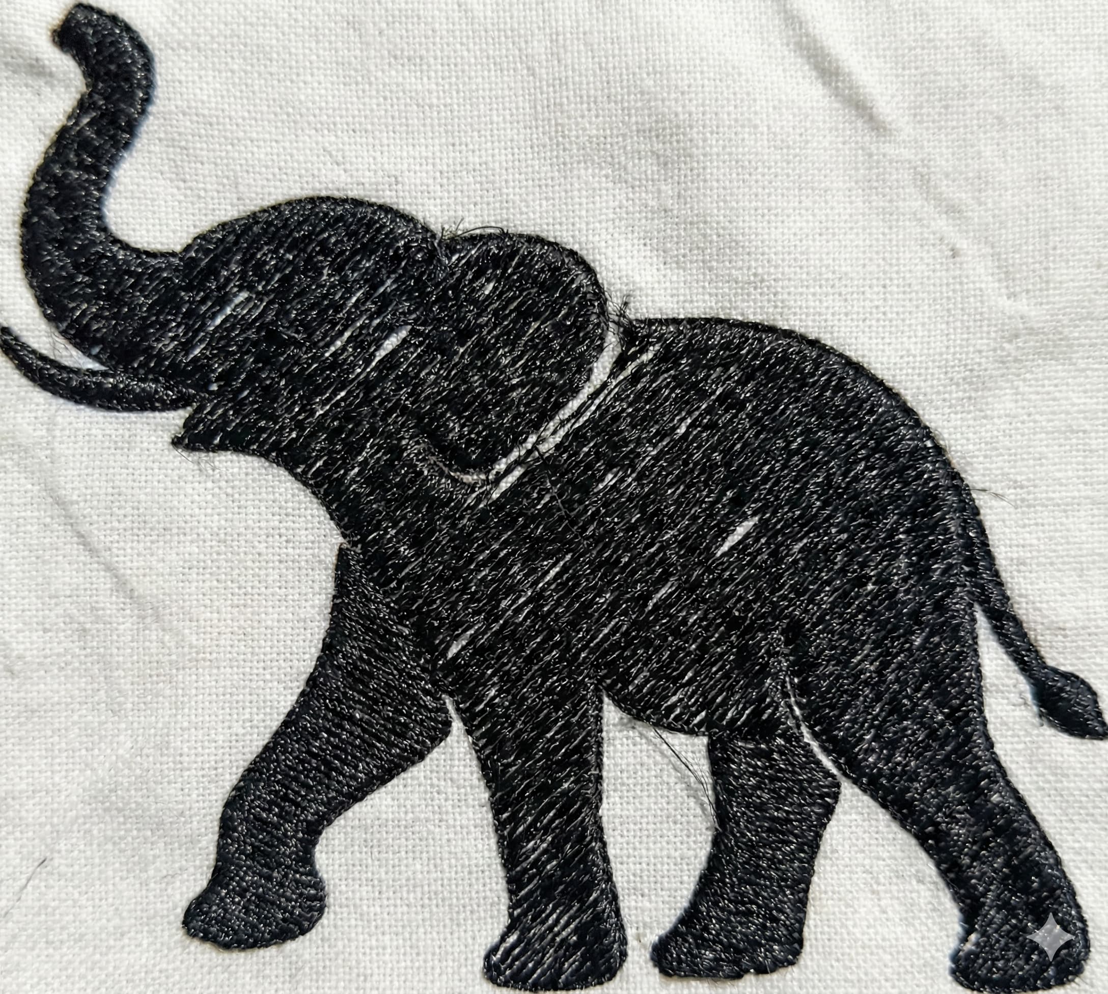 Elephant embroidery design - Image 3