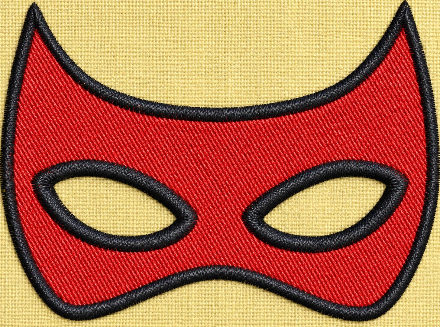 Superhero Mask embroidery design - Image 3
