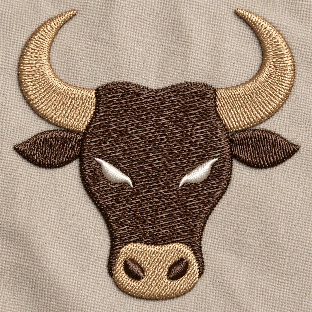 Bull head embroidery design - Image 3