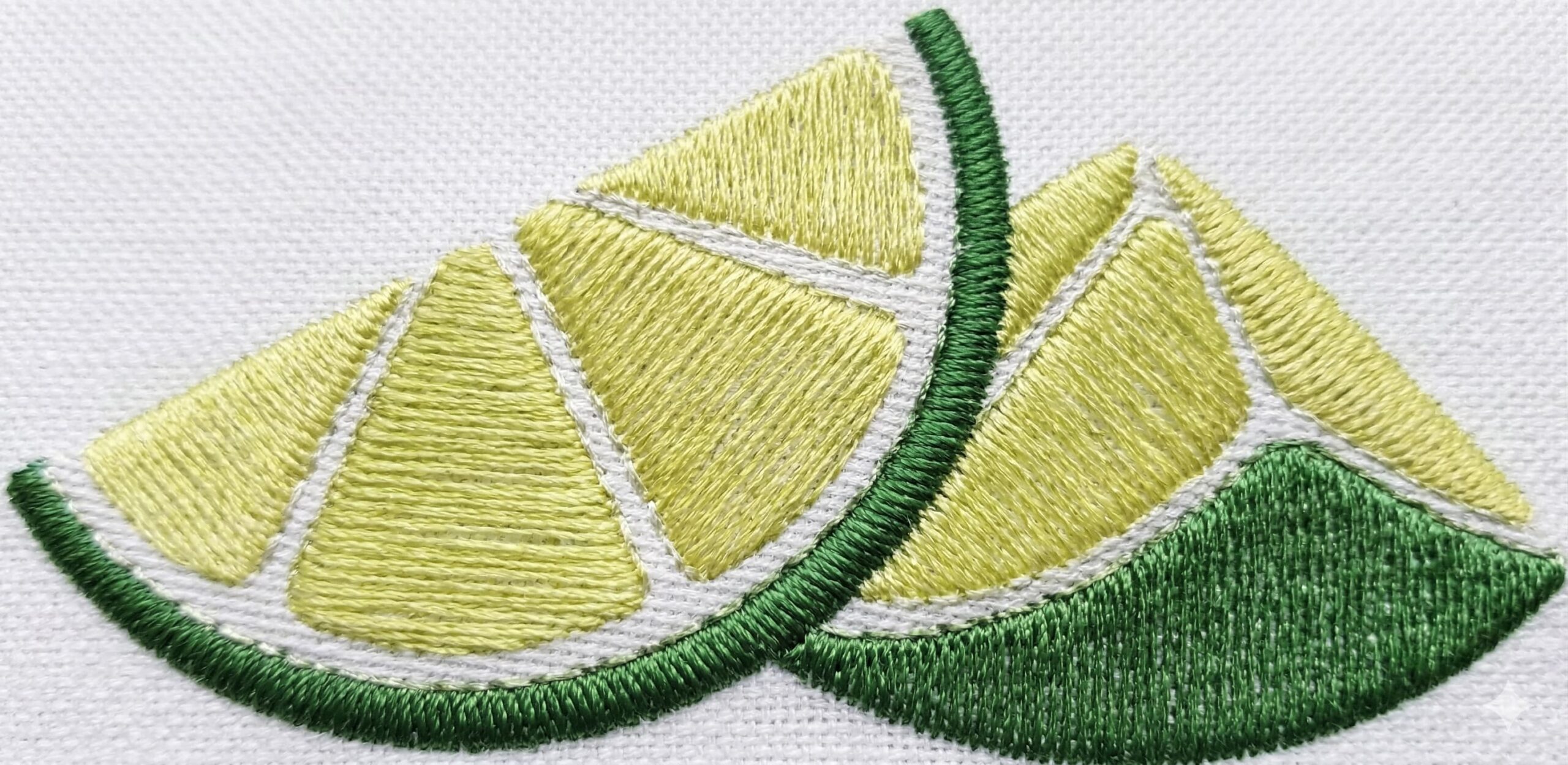 Lemon slice embroidery design - Image 3