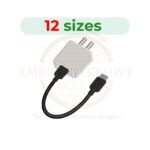 mobile charger embroidery design, phone charger machine embroidery design 2 to 7.5 inch instant download