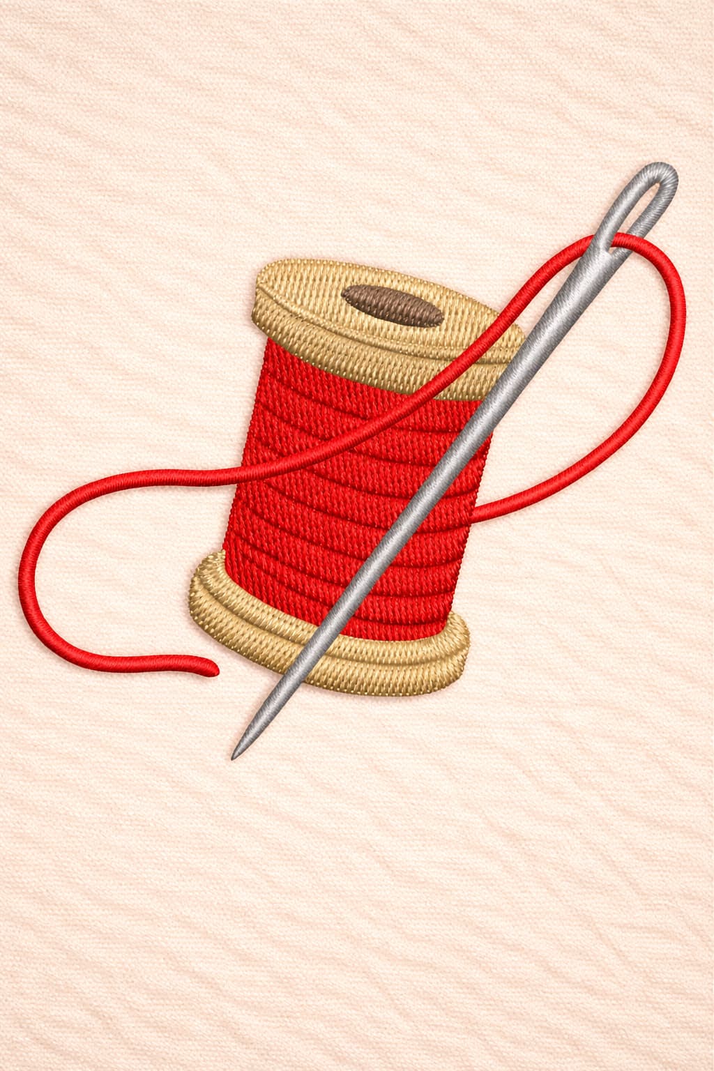 Thread spool embroidery design - Image 3