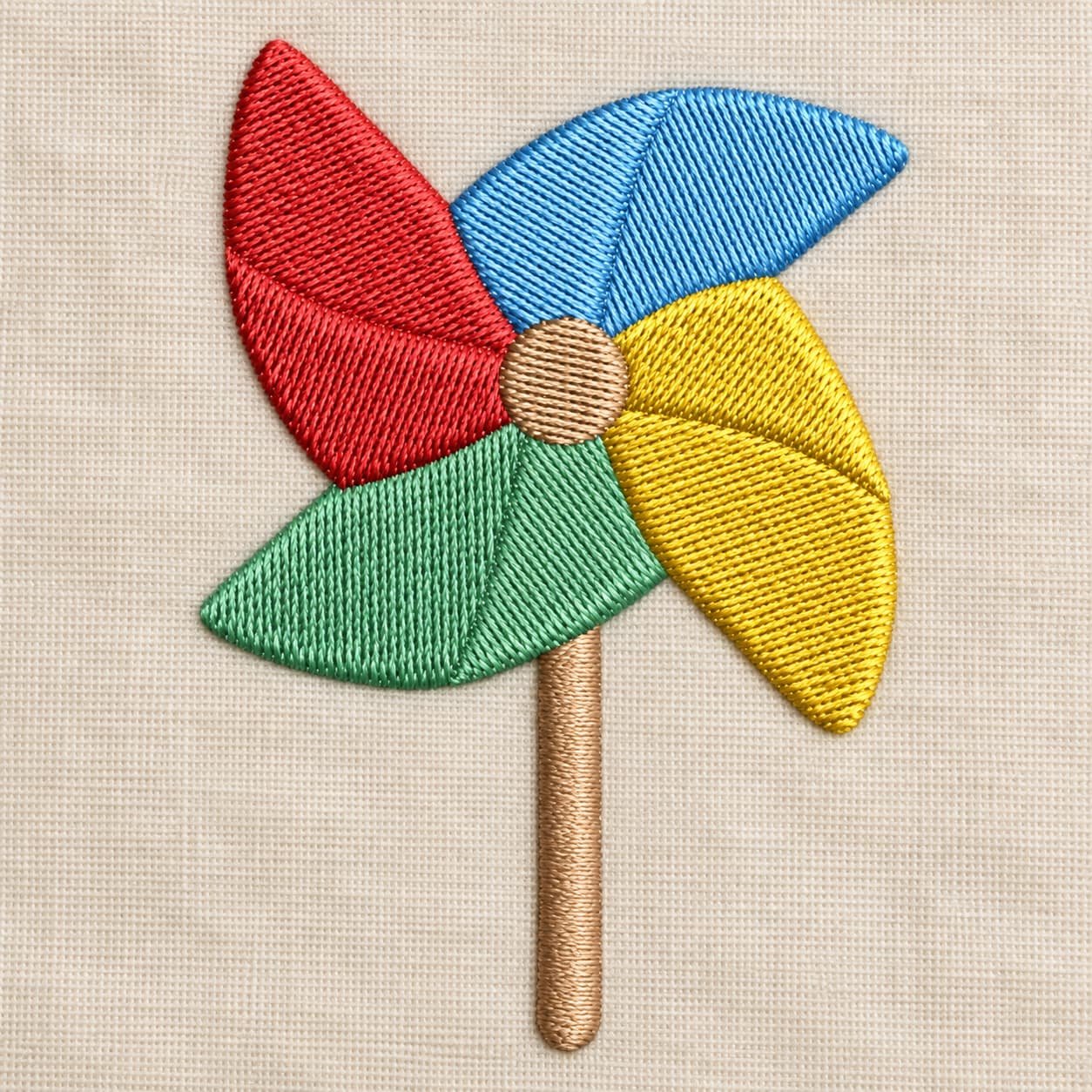 Pin wheel embroidery design - Image 3
