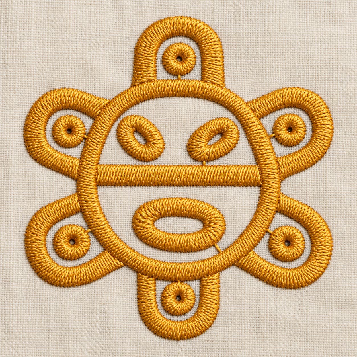 Sun Taino embroidery design - Image 3