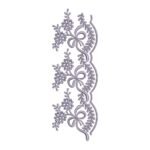 Botanical Floral Vine Edge border embroidery design (E-1152) machine embroidery pattern for tablecloths, towels, pillow covers, curtains, dresses, kurtis, kaftans, and home décor. Digital download in multiple embroidery formats.