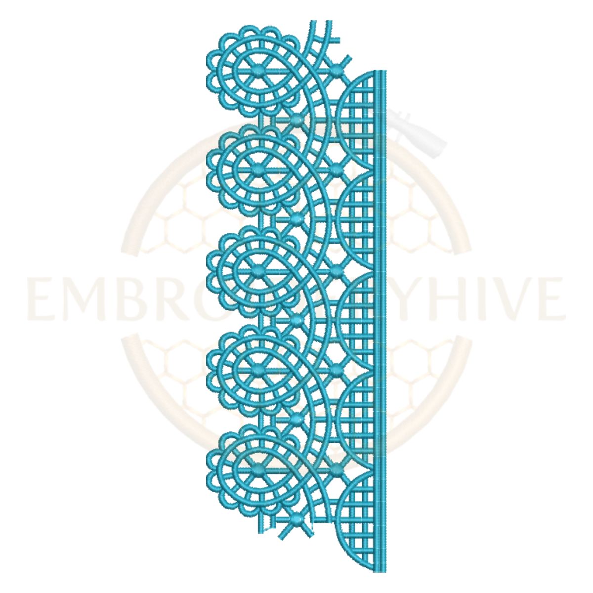Matching Border Design Set-Geometric Lace (E-1188) - Image 2