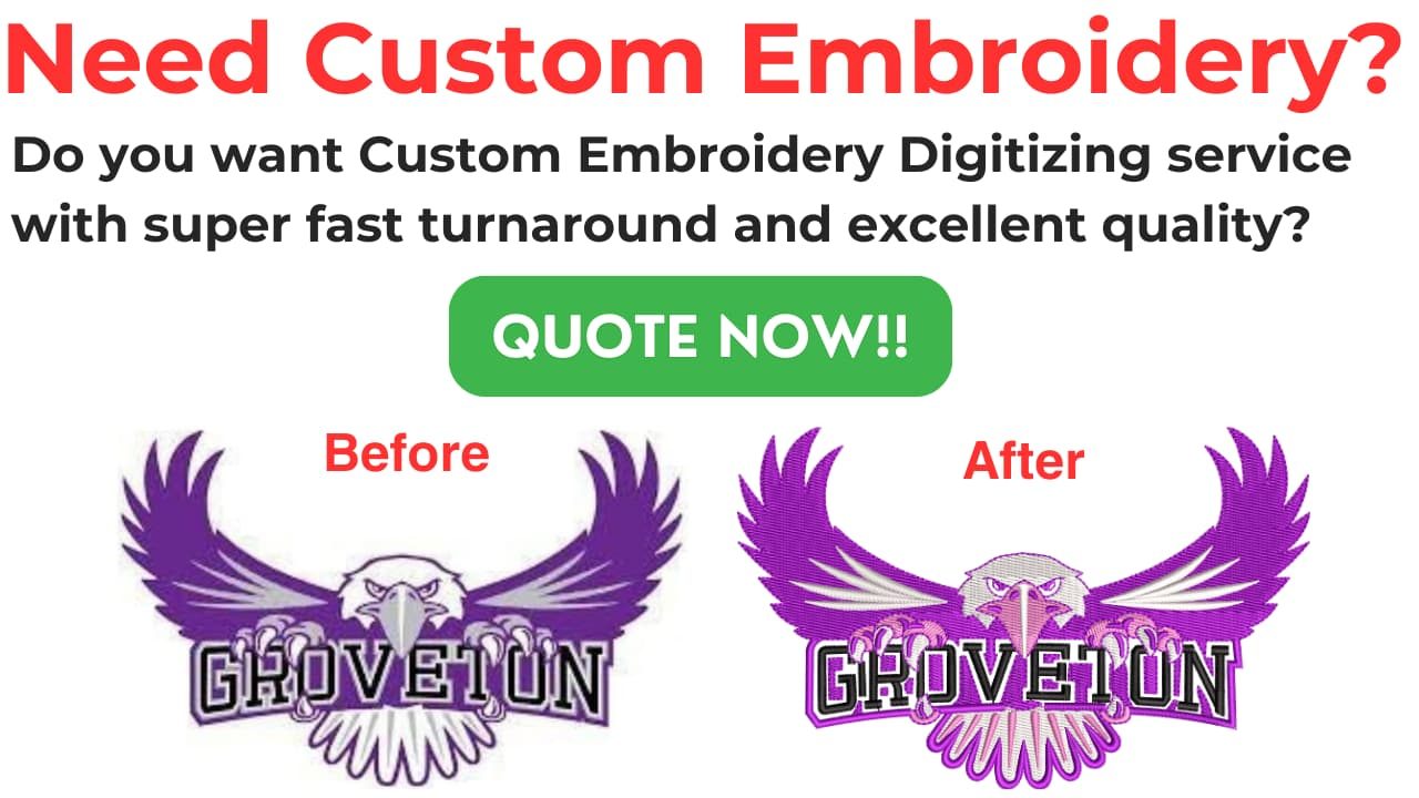 Custom Embroidery Digitizing Service